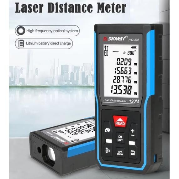 

NEW! SNDWAY METERAN DIGITAL 50/70/100/120 METER H-DA HIGH CAPACITY MEMORY RECHARGE UNIBODY