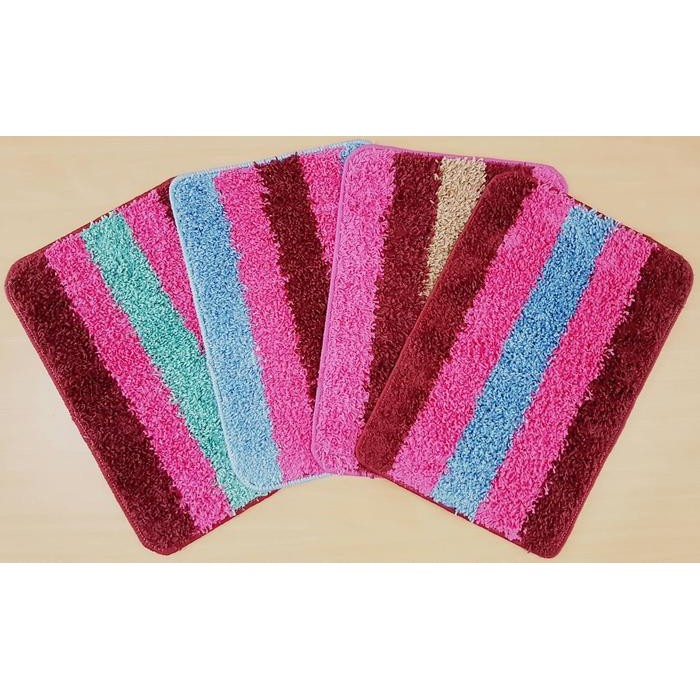 Keset / Kaet Shaggy Mat Anti Slip (Non Slip Doormat) masih ready