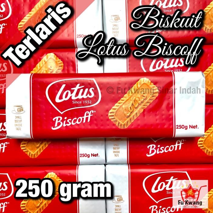 

Lotus Biscoff Biscuit Biskuit Caramel Karamel 250 gram