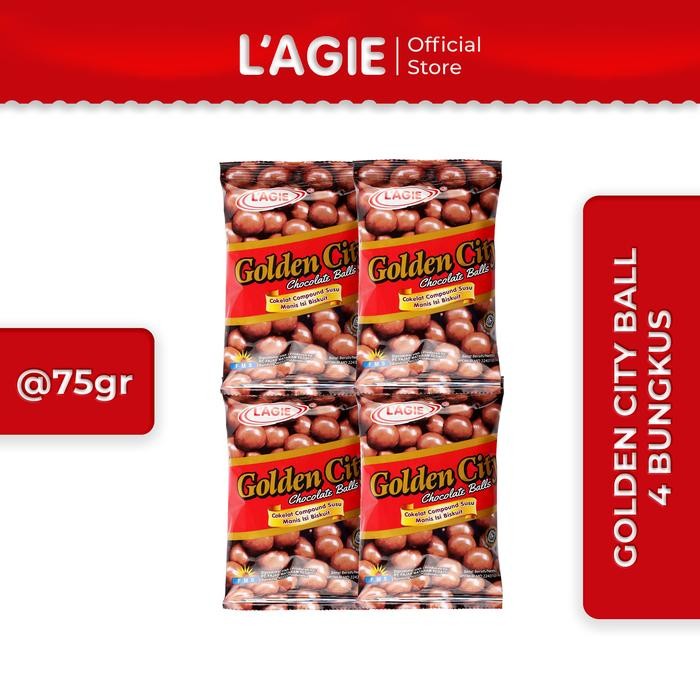 

Lagie Coklat Biskuit Golden City 4x75g