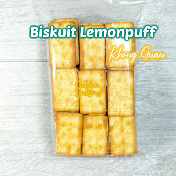 

Biskuit Lemon Puff Khong Guan Cemilan Jadul - 500 gr Susu Halal Dried Snacks
