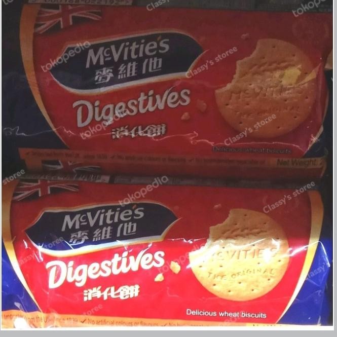 

mcvities digestive wheat biscuit 250 gr/biskuit gandum