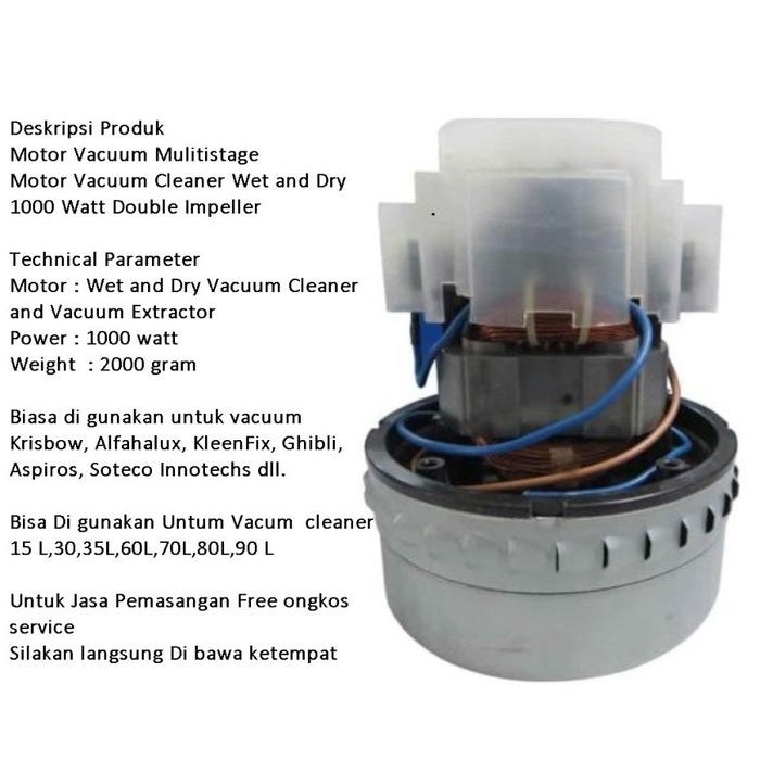 Motor Vacum Cleaner Wet & Dry Forsale