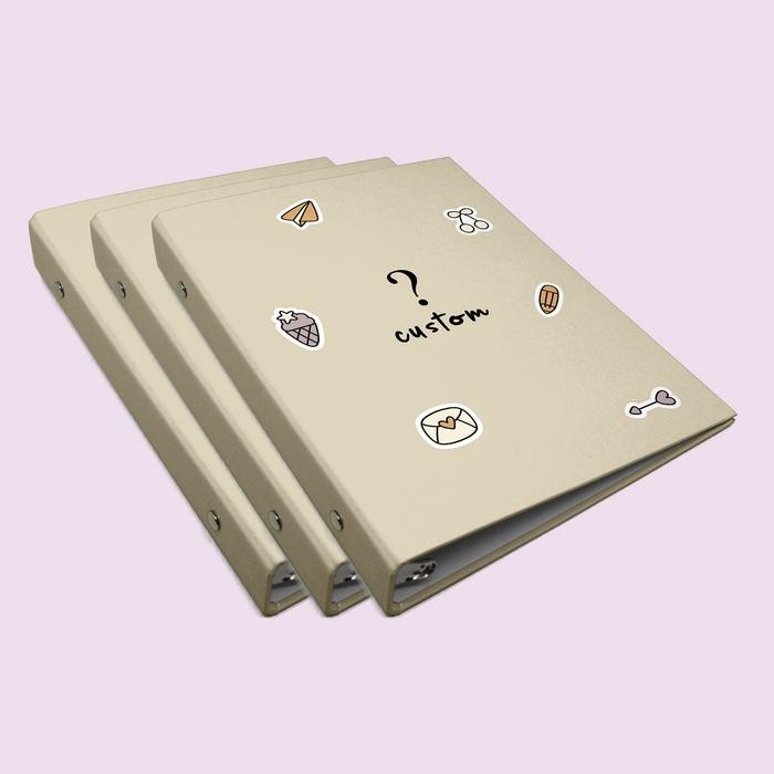 

BEST SELLER Binder Custom Binder B5 A5 A6 A7 Ring 6 20 26 Binder Hardcover Custom