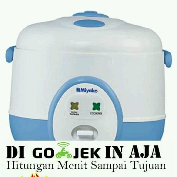 Magic Com Miyako 3In1 Mcm-606 Ukuran Mini 0,6 Liter Gratisongkir
