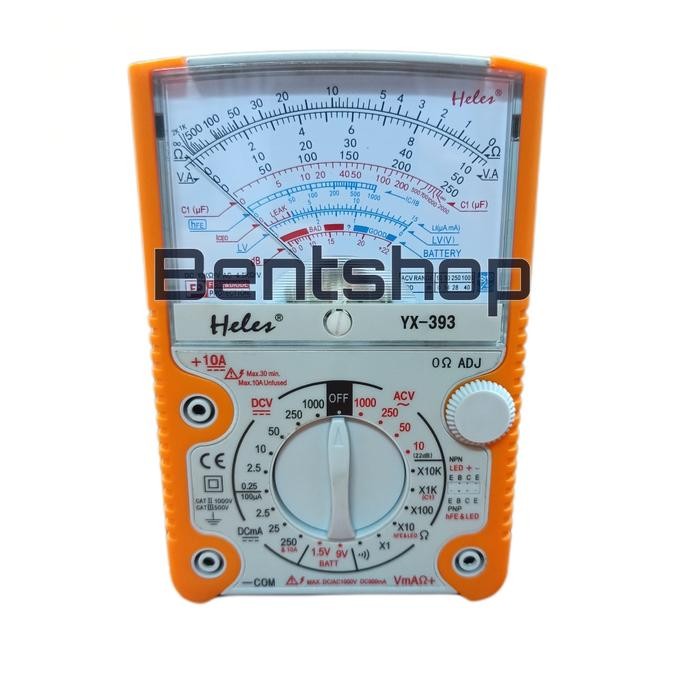 Terhemat Multitester Multimeter Heles Yx-393 Yx393 Yx 393 Original Heles