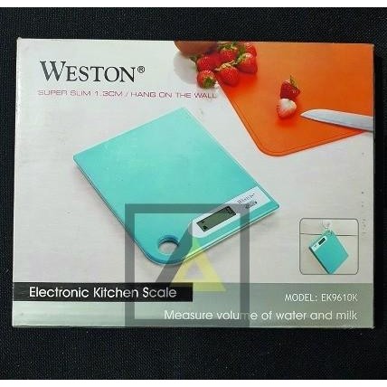Weston Timbangan Dapur Digital Kitchen Scale 5 Kg EK9610K Measure Vol