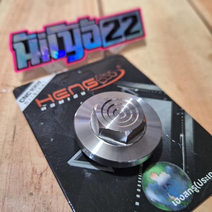 Baut Coin Tutup Filter Pembuangan Oli Mesin Vario Pcx Original Heng