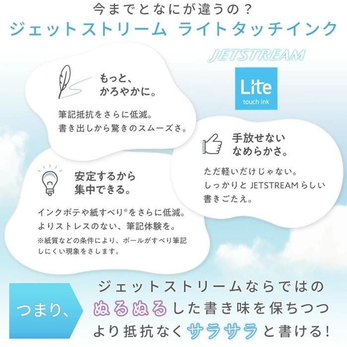 

Uni Jetstream Lite Touch Ink Comfort Colors Light Ballpoint Pen 0.5mm Pulpen Limited Edition best