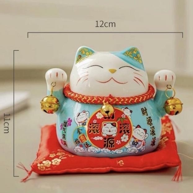 

Kado Mini Hadiah Patung Fortune Cat Money Decoration