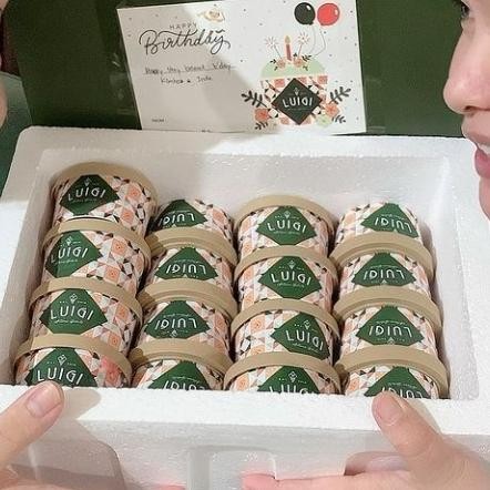 

Ice Cream Gelato / Es Krim LUIGI / Dessert - Birthday Gift Pack