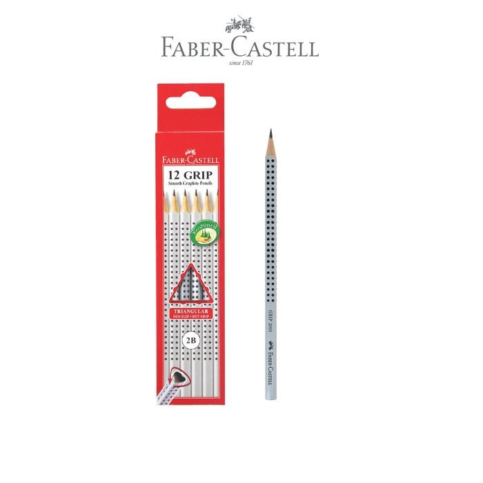 

Faber-Castell Black Pencil Grip 2001 2B Box 12