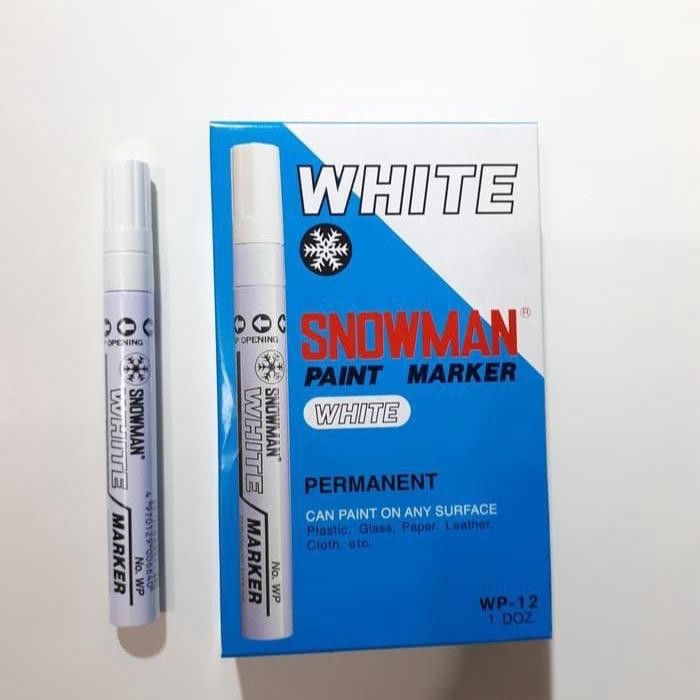 

spidol paint marker snowman