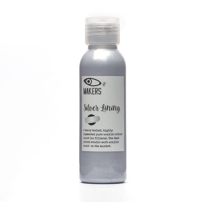 

Silver Lining Acrylic Metallic Paint 100ml