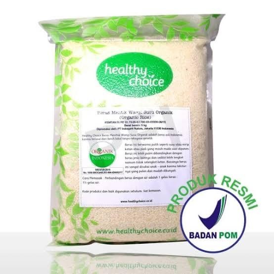 

HEALTHY CHOICE Beras Menthik Wangi Susu Organik 5kg