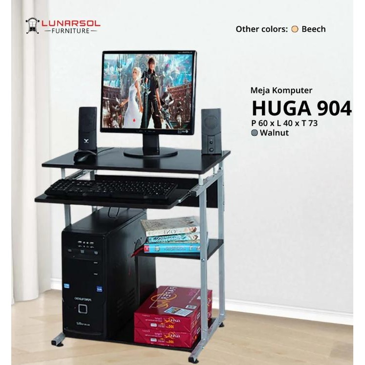 Meja Komputer Belajar Besi Tinggi