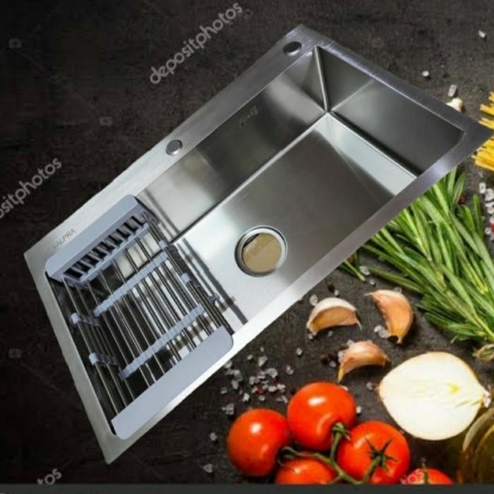 BAK CUCI PIRING STAINLES 1 LUBANG 8050 / KITCHEN SINK 1 LUBANG JUMBO