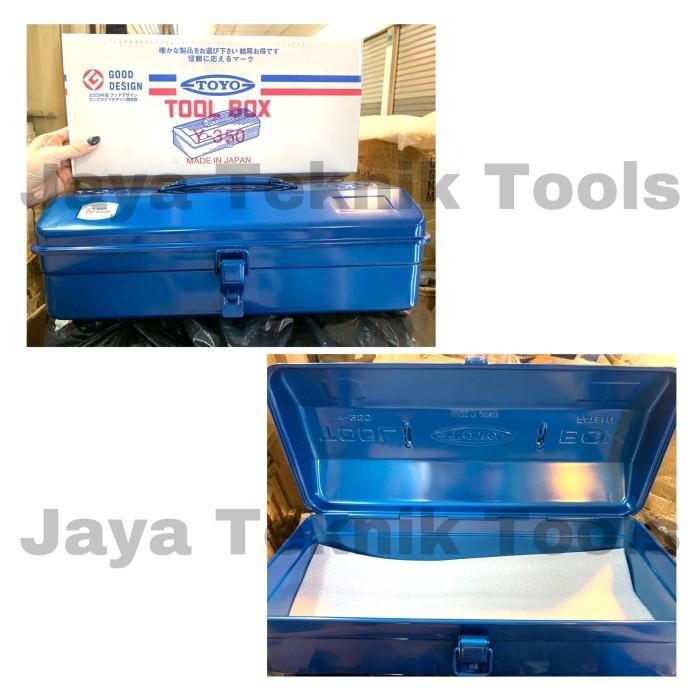 Tool Box Toyo Tipe Y Besi Kaleng Biru Toolbox Kotak Perkakas