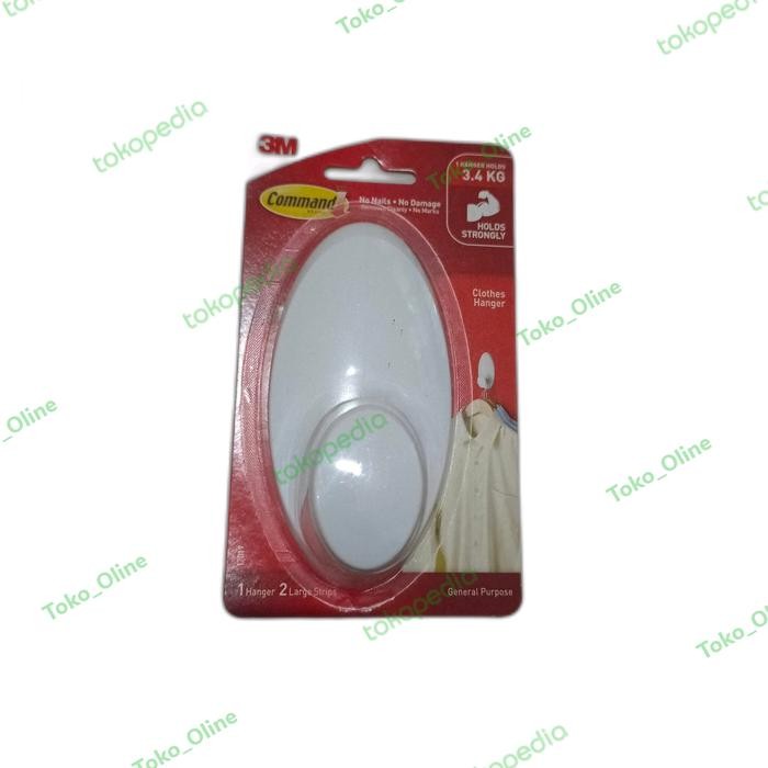 3 M Command Clothes Hanger 17019 Gantungan Baju