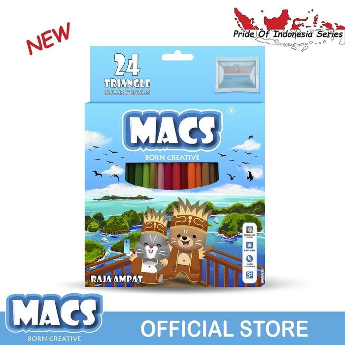 

Macs Pensil Warna Raja Ampat 24 Color Pencils