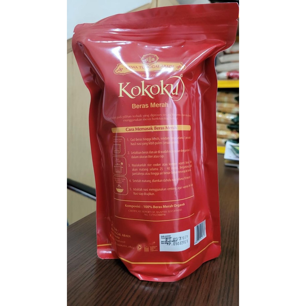

Glx KOKOKU - Beras Merah Organik 1kg