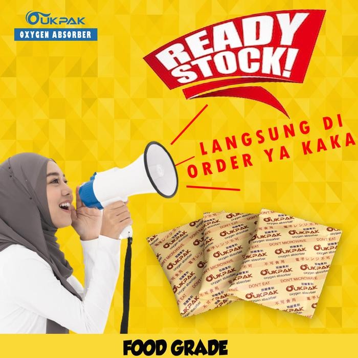 

FyZ OUKPAK30cc 20 Pack Oxygen Absorber Pengawet Makanan Oksigen Halal