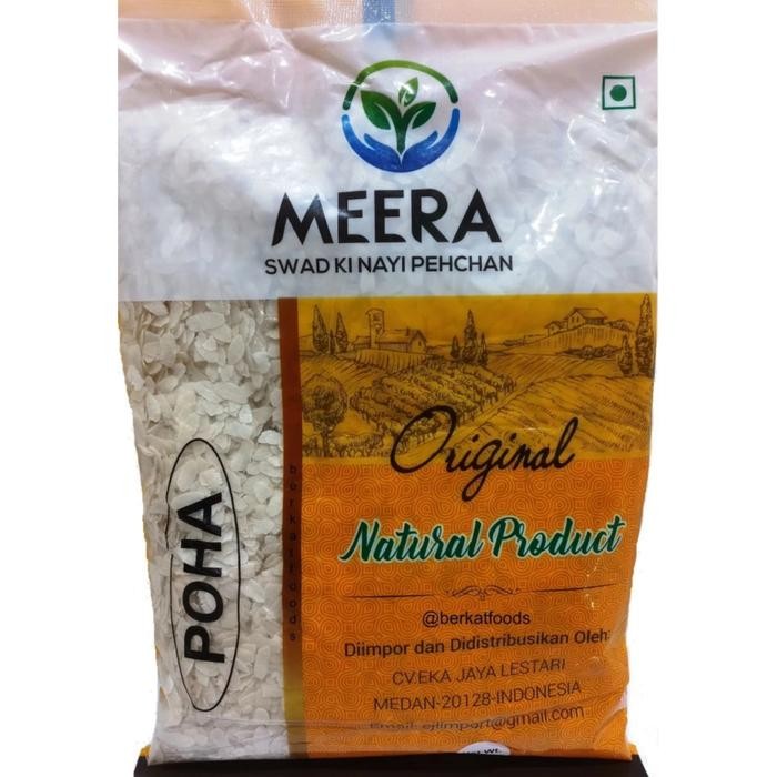 

Glx Poha Meera / Rice Flakes Flattened Premium / Beras India Aval Avalakki