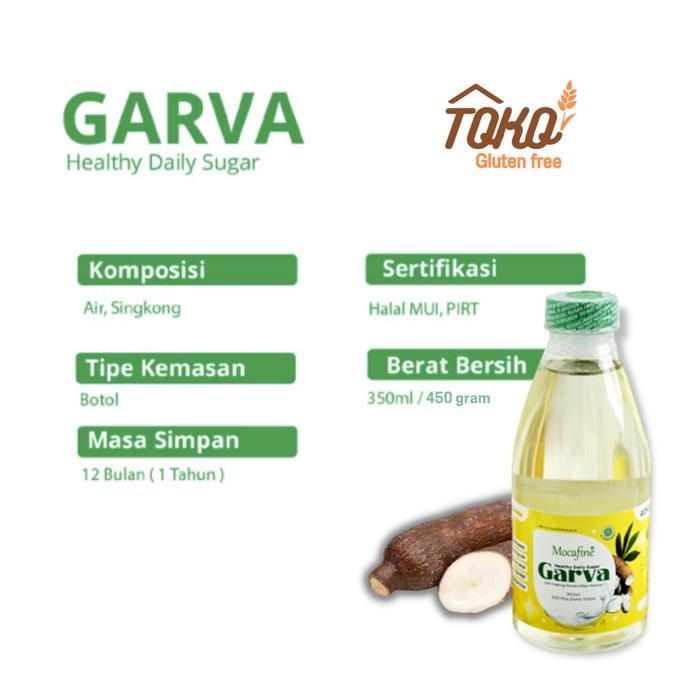 

FyZ Gula Singkong Cair Garva Cassava Sugar Mocafine Gluten Free Gula Rendah Kalori Diet Special