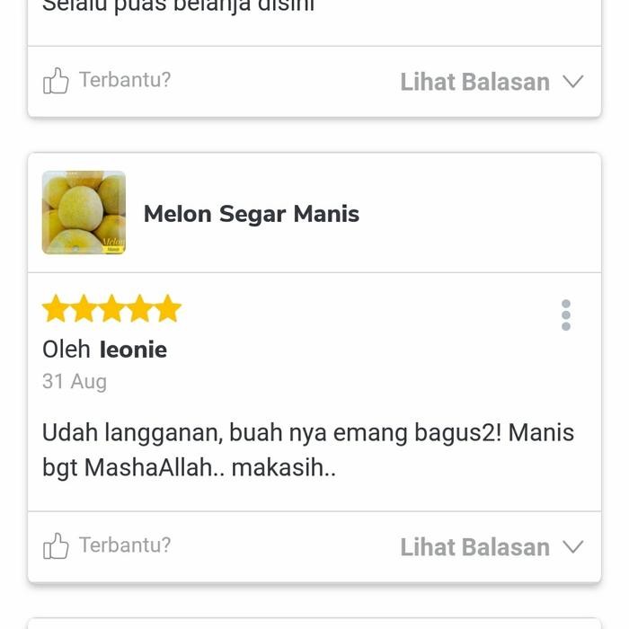 

Glx Melon Madu Manis dan Empuk