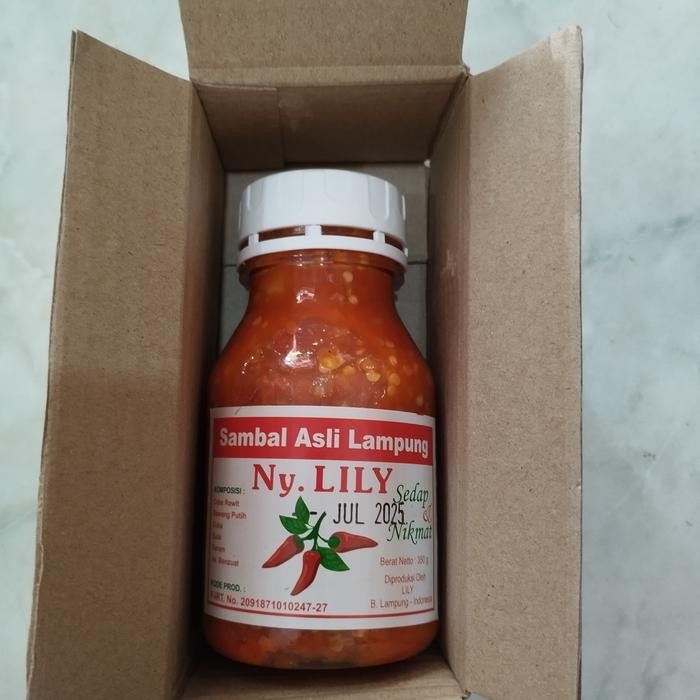 

Glx Sambal Sambel asli Lampung Ny. Lily 350gram Exp. Maret 2026