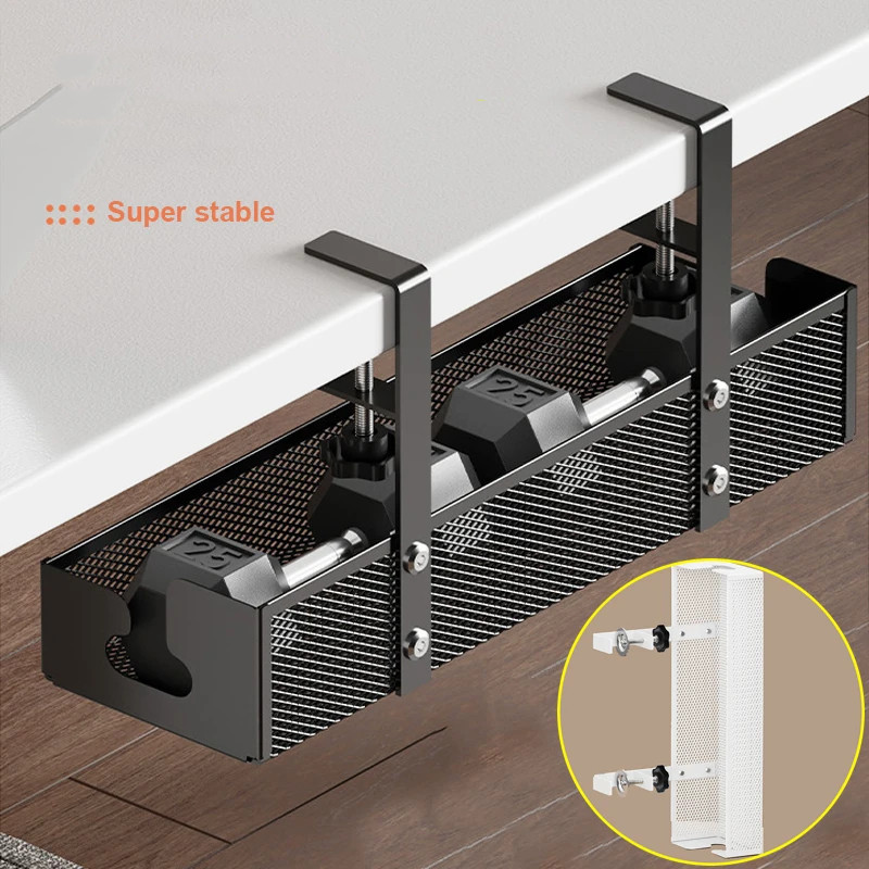 Under Desk Cable Management Tray No Drill Steel Desk Cable Organizers Wire Management Tray Cable