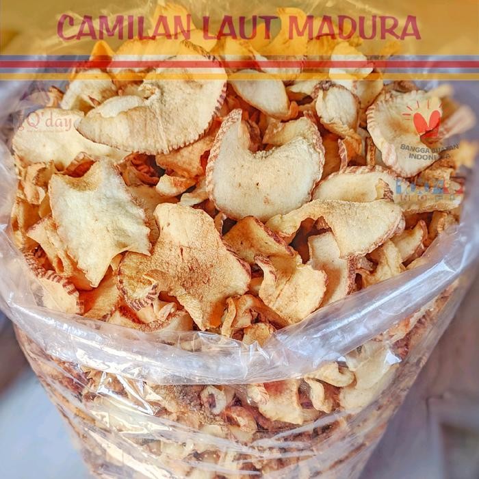 

ASLI Siput Laut Kimo Gurih Renyah 100 gram Siap Makan Asli Alami Bebas Gluten Camilan Laut ra Oleh