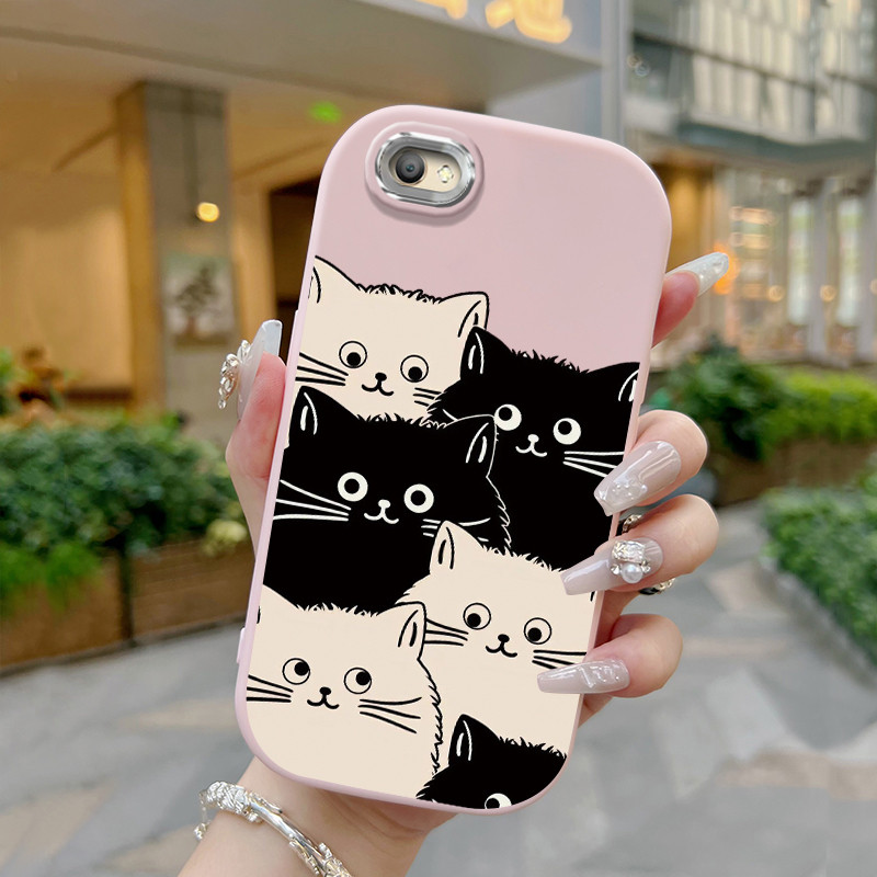 Casing Hp Untuk OPPO A59 F1s Case Casing Graffiti Kucing HP Kesing Ponsel Softcase Silikon Baru