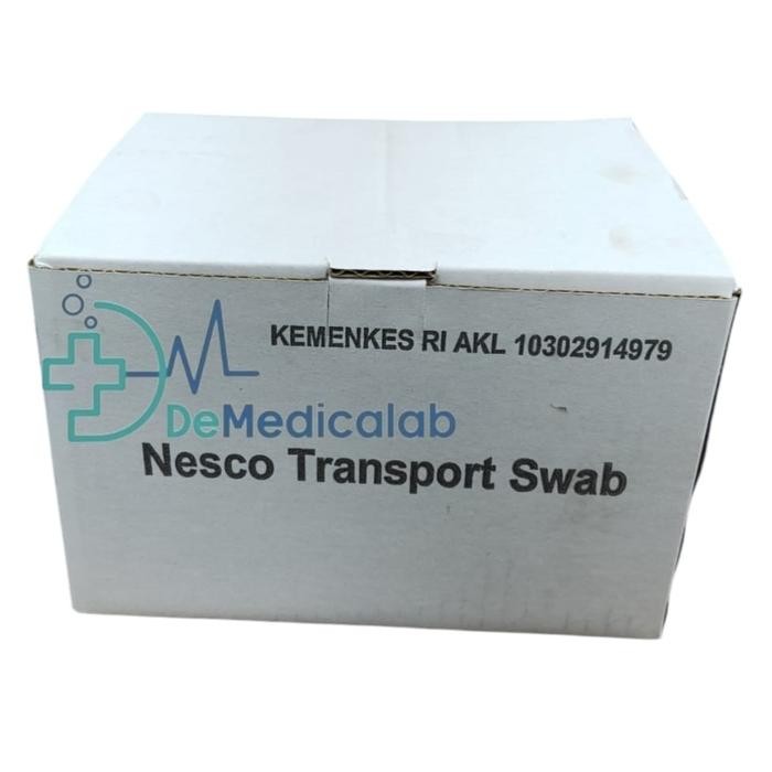 Transport Lidi Swab steril Nesco/Kapas Lidi Steril/Cotton Swab