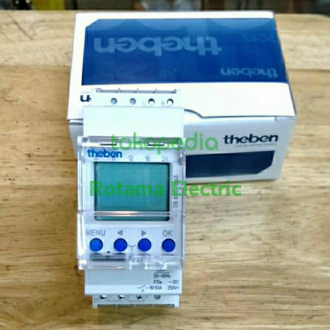 TR610TOP3 TIMER THEBEN DITAL TR610 TOP3 TIME SWITCH DITAL TR610 masih ready