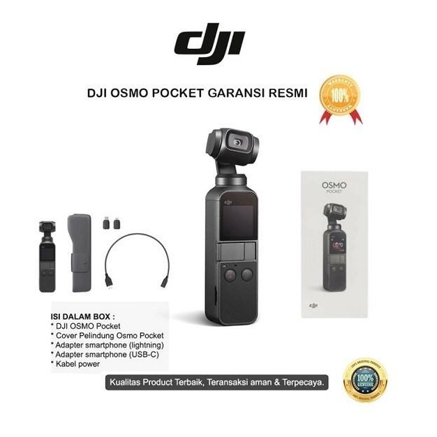 DJI Osmo Pocket 1 Garansi Resmi