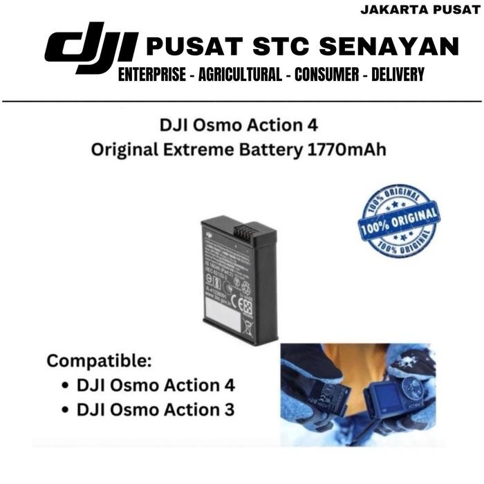 Extreme Battery DJI Osmo Action 4 Battery DJI Action 4 Osmo Action 3