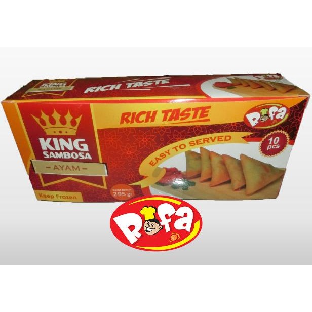 

Ger Sambosa / Samosa ROFA Daging Ayam (King Sambosa)