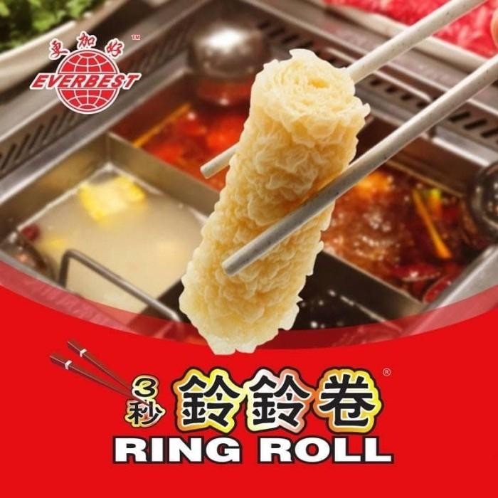 

Gdh Everbest Premium Ring Roll (Fried Tofu Skin) tahu roll HaiDiLao hotpot