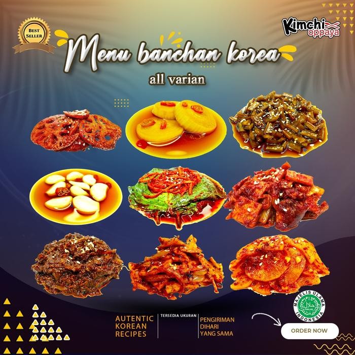

Gdh Kimchi Oppaya - Banchan Side Dish Korea Berbagai Varian Menu 250Gr