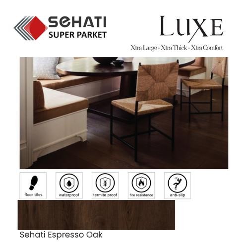 Sehati Super Parket XXL Espresso Oak Lantai Kayu / SPC / Vinyl 69001