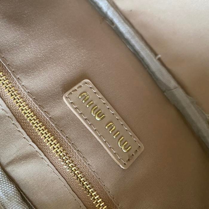 TAS MIUMIU ARCADIE BOWLING HANDBAG SHOULDER BAG WANITA PREMIUM AAA QUALITY FREE BOX