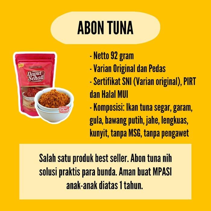 

Gdh Aneka Abon Ayam/Tuna/Cakalang/Lele Dapur Sehati