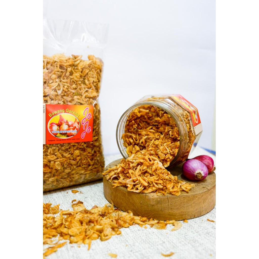 

Gdh Bawang Goreng jojo asli sumenep 130 Gr toples First