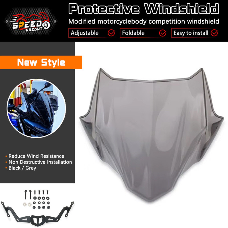 Motorcycle Racing Sports Front Screen windshield Fairing Windshield For YAMAHA MT-03 MT03 MT25 MT-25