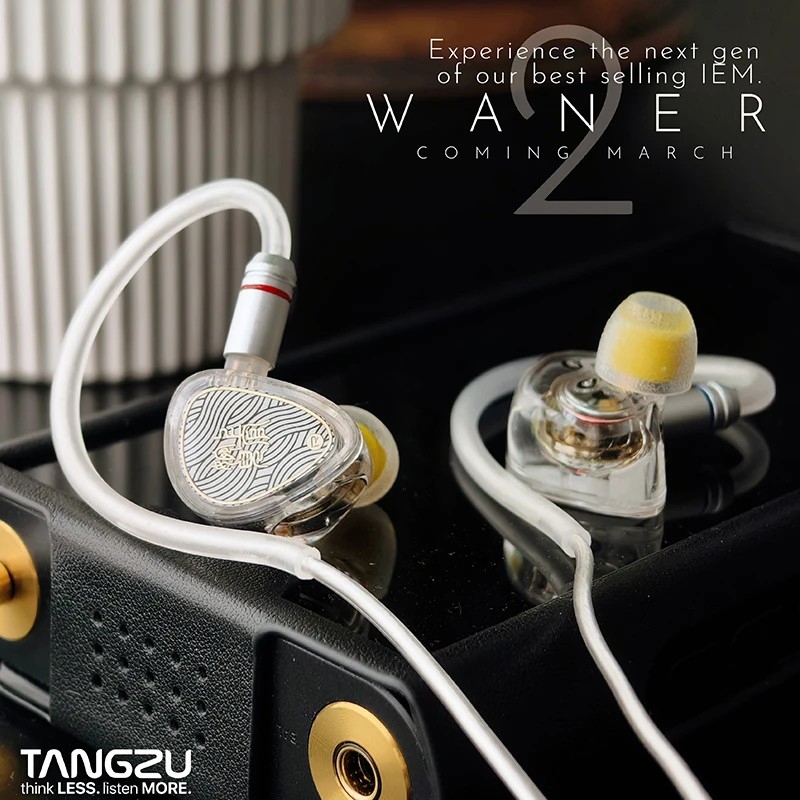 TANGZU WANER 2ND Gen HIFI Music In-ear Earphone IEM Earbud 0.78mm Plug Detachable Cable WANER2