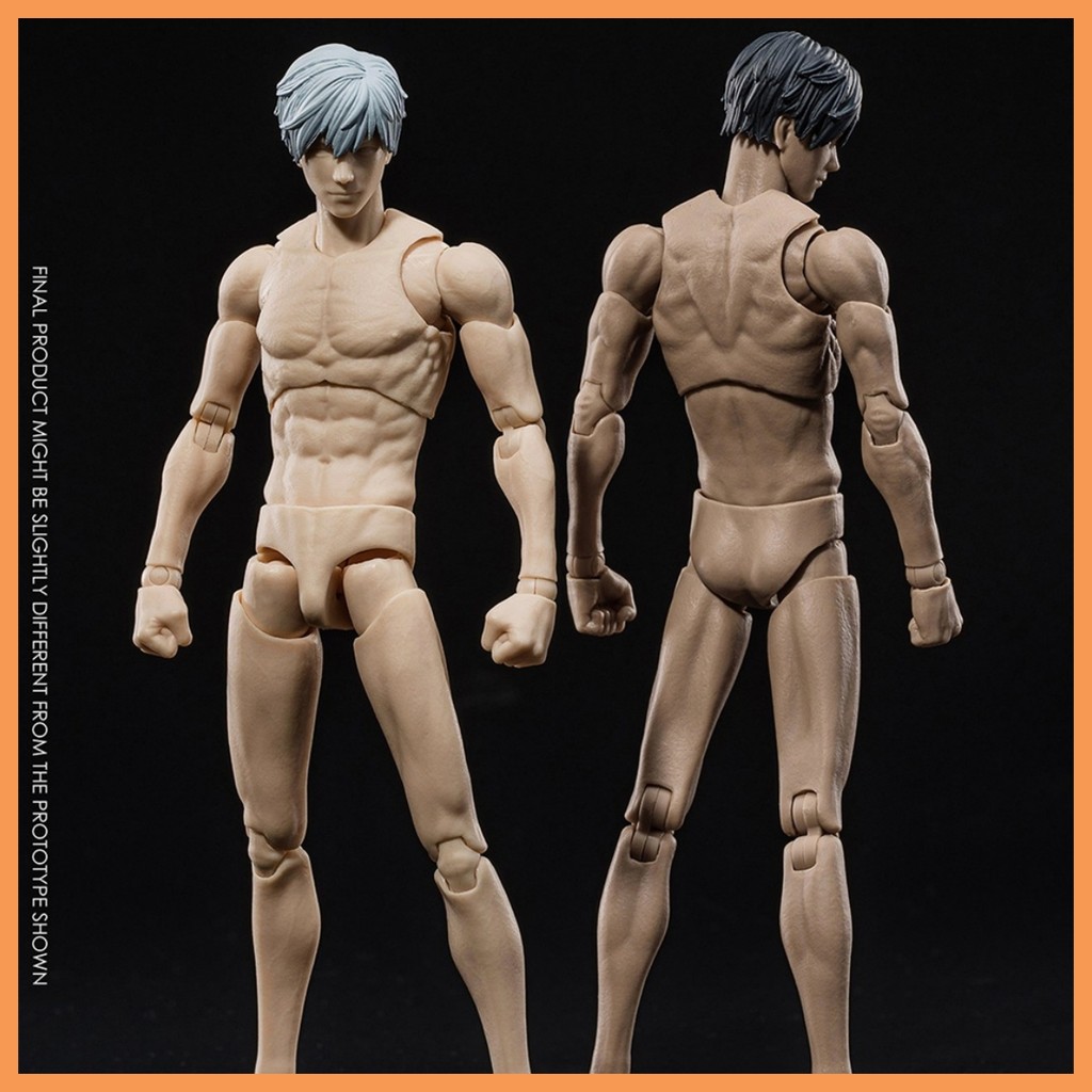 VTOYS X BMS VB002 VB003 1/12 Scale Ultra Flexible Muscle Joint Body with Replaceable Hand Shape