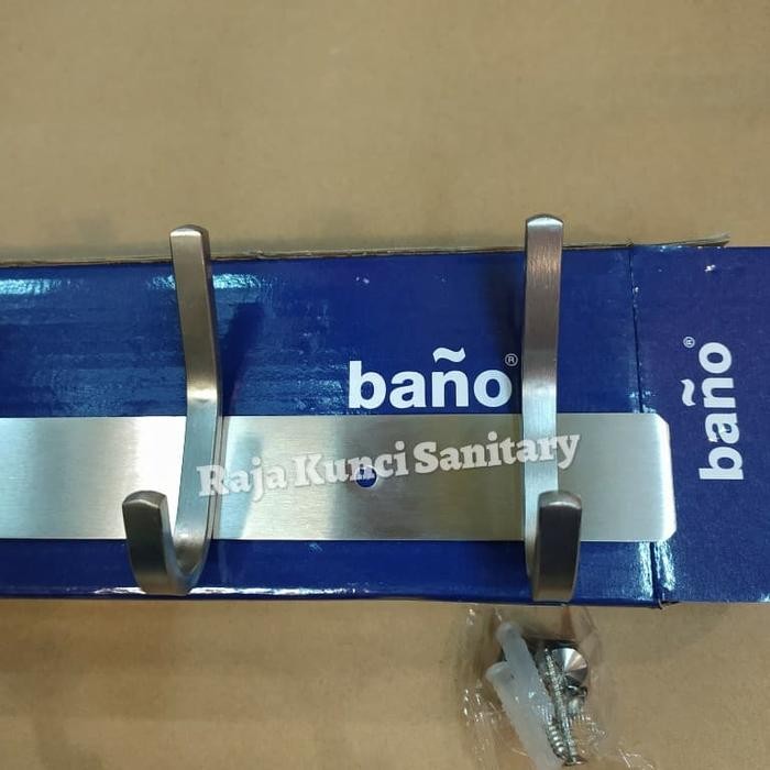 Gantungan Baju Sus 304/Cantolan Baju Bano 5 Kait Stainless Dof #Gratisongkir