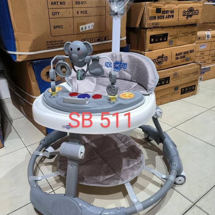 Baby Walker Space Baby Spacebaby Sb 511 Sb511 Sb-511 Gajah