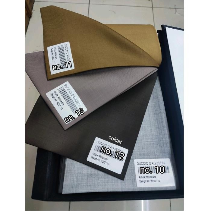 

KAIN STELAN JAS & BLAZER PURE WOOL SUPERFINE 350'S LUXURY BY GUCCIO ( HARGA PER 50 CM) ANTI KUSUT
